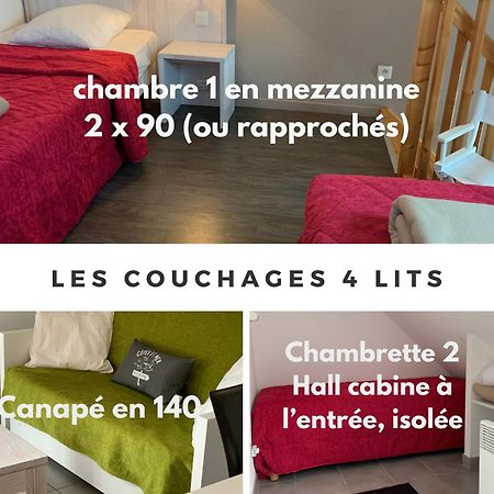 Duplex Vue Mer - Plage A 100M- 4 Lits - Parking Sous Sol 奥迪耶纳 外观 照片
