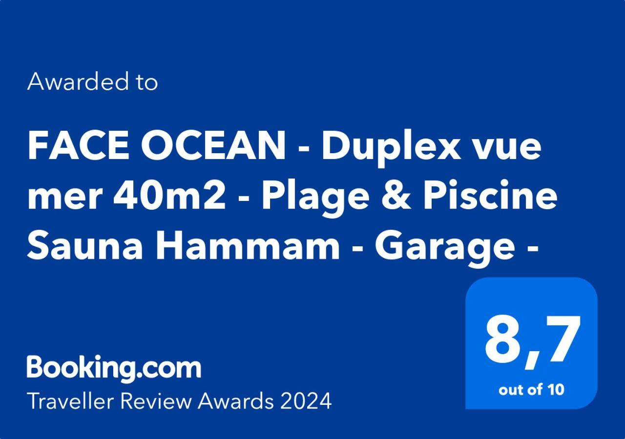Duplex Vue Mer - Plage A 100M- 4 Lits - Parking Sous Sol 奥迪耶纳 外观 照片