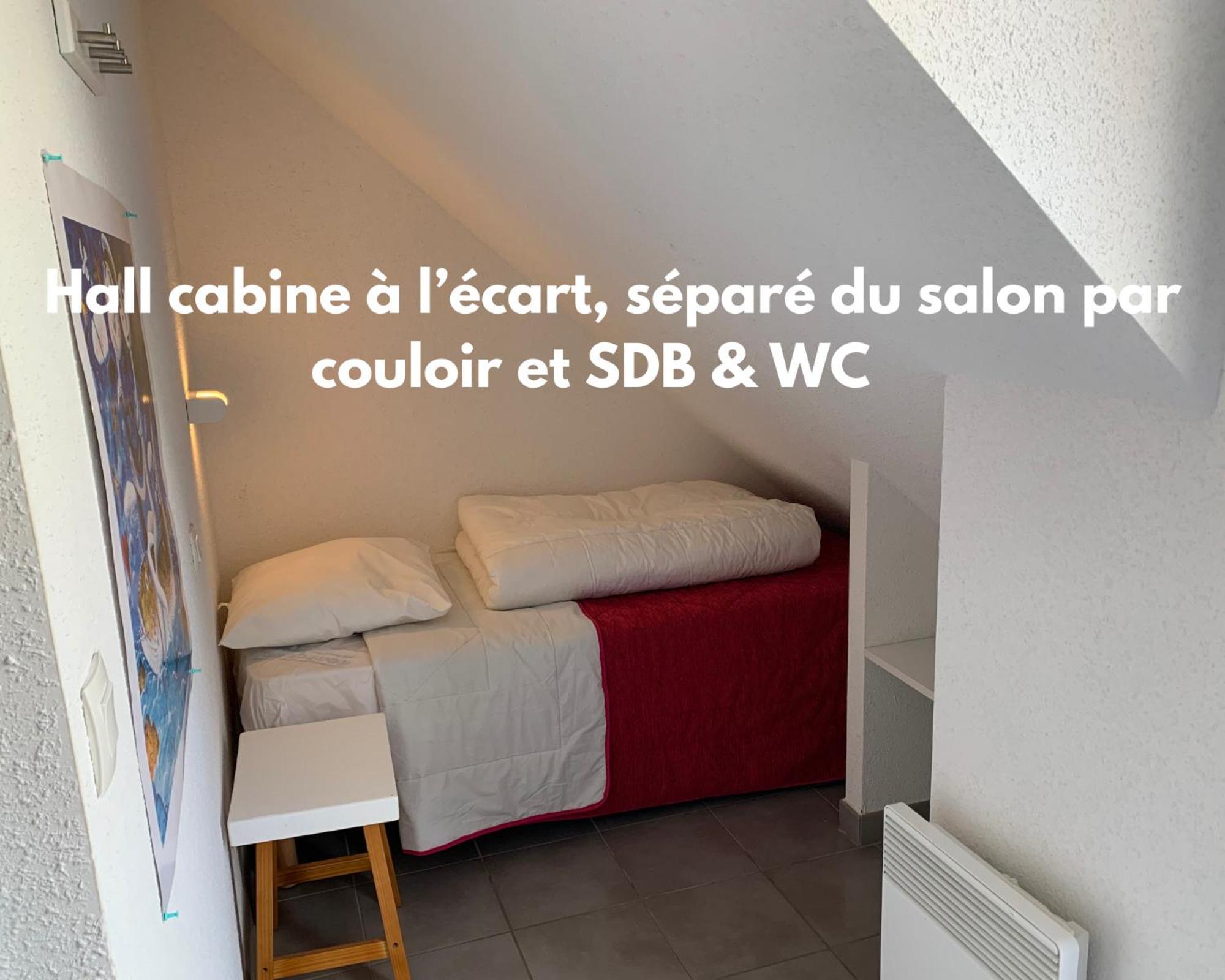 Duplex Vue Mer - Plage A 100M- 4 Lits - Parking Sous Sol 奥迪耶纳 外观 照片