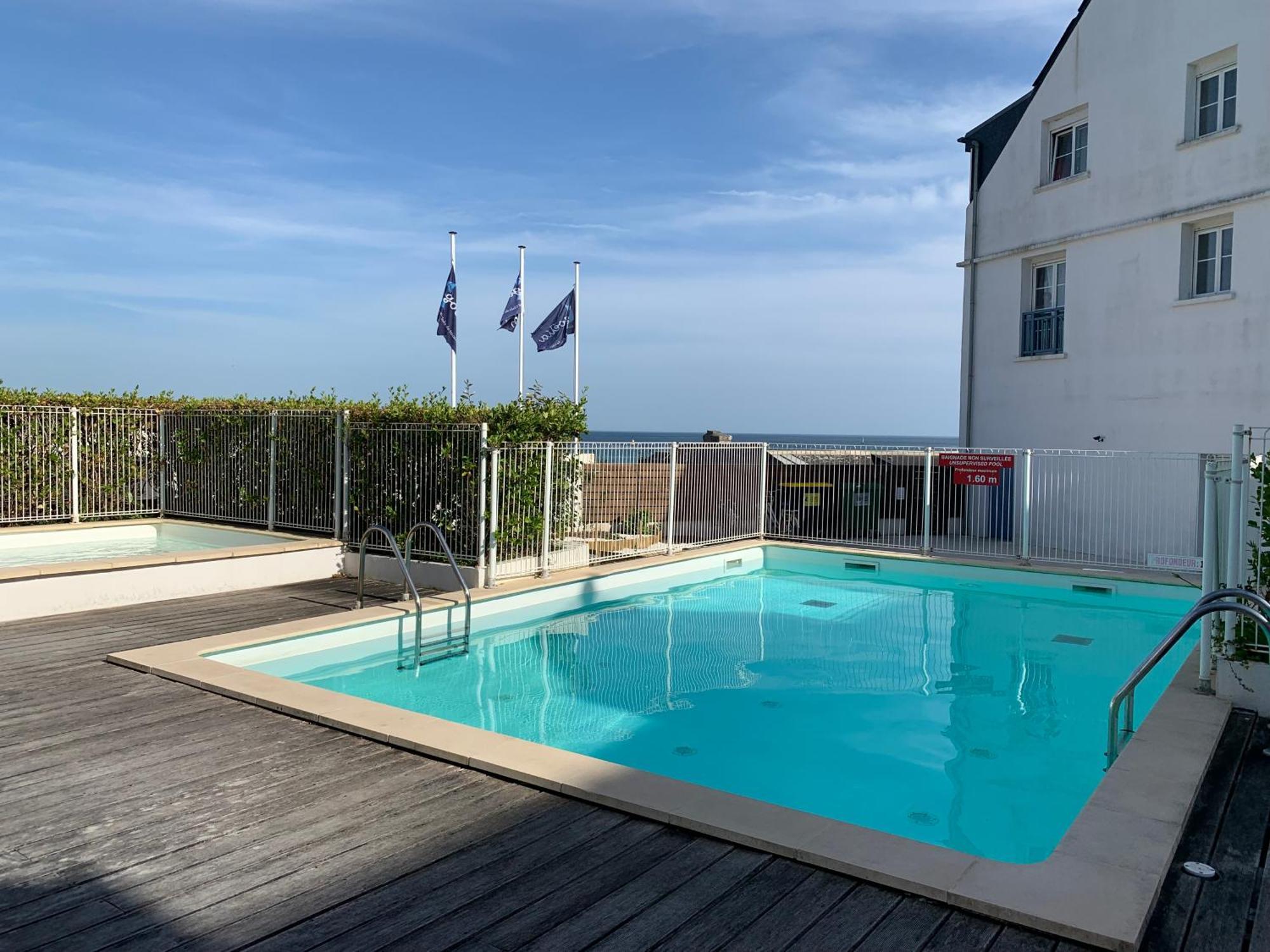 Duplex Vue Mer - Plage A 100M- 4 Lits - Parking Sous Sol 奥迪耶纳 外观 照片