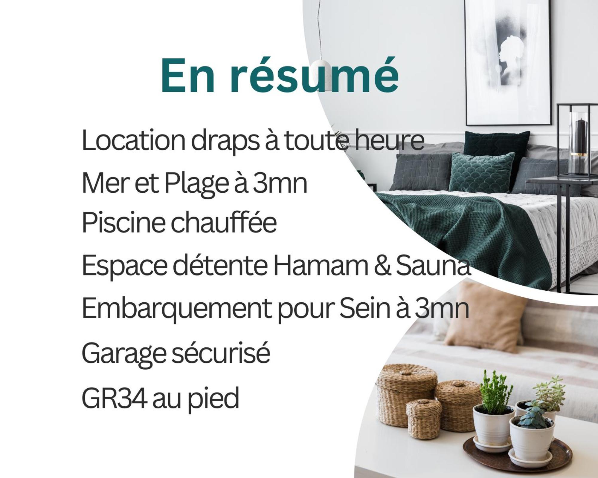 Duplex Vue Mer - Plage A 100M- 4 Lits - Parking Sous Sol 奥迪耶纳 外观 照片