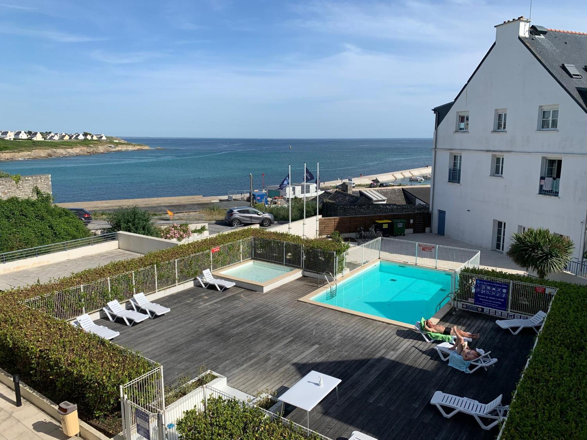 Duplex Vue Mer - Plage A 100M- 4 Lits - Parking Sous Sol 奥迪耶纳 外观 照片