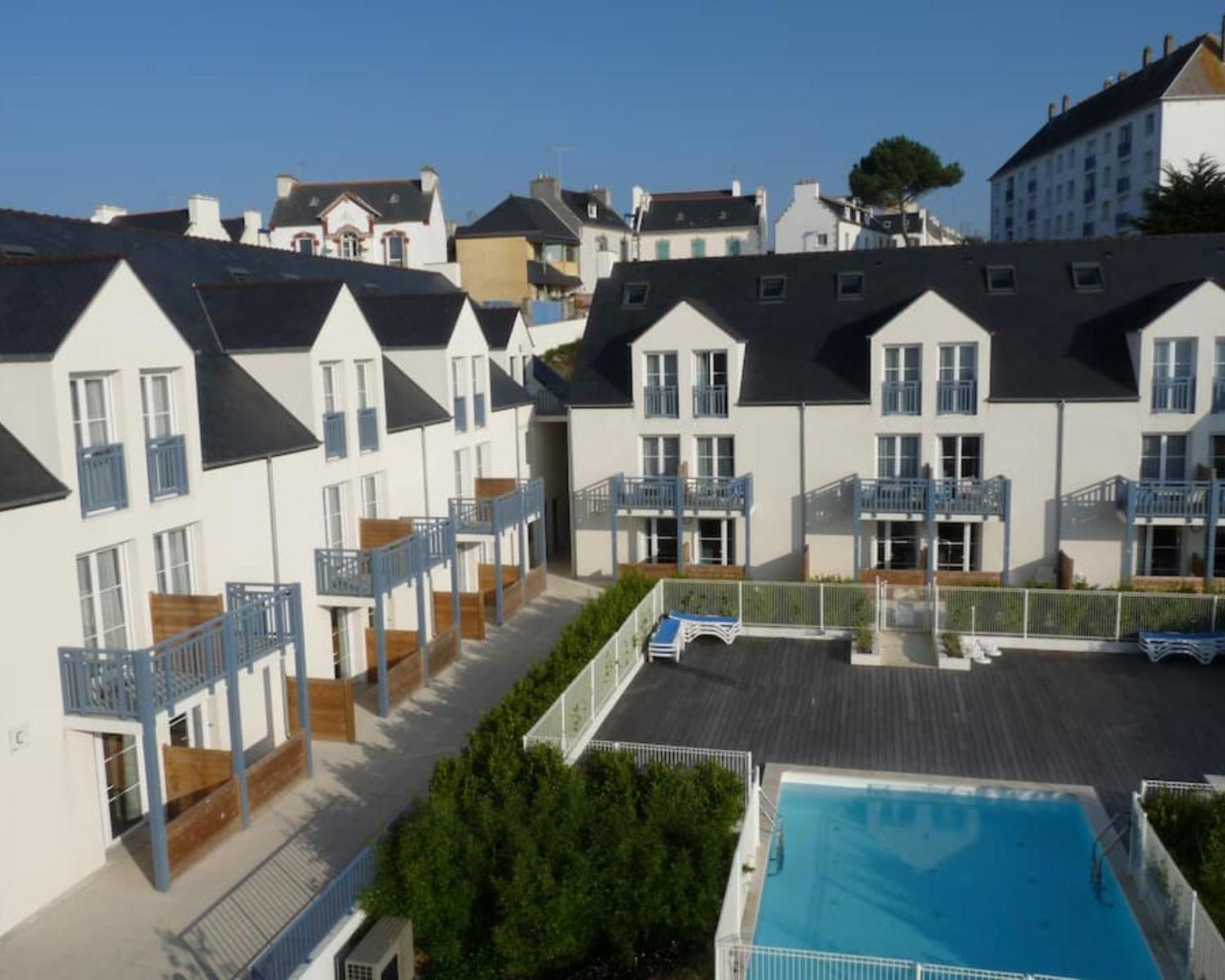 Duplex Vue Mer - Plage A 100M- 4 Lits - Parking Sous Sol 奥迪耶纳 外观 照片